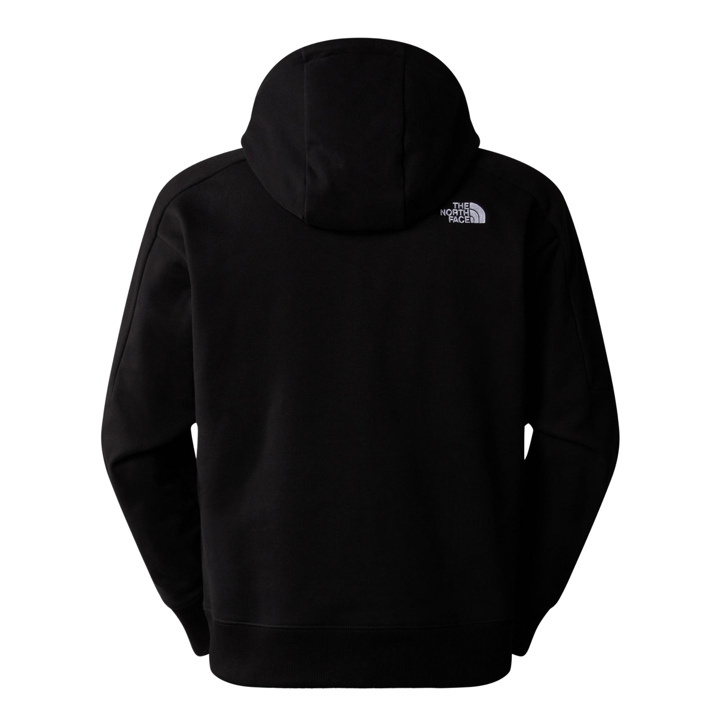 The North Face U The 489 Hoodie TNF Black. Foto da parte de trás.