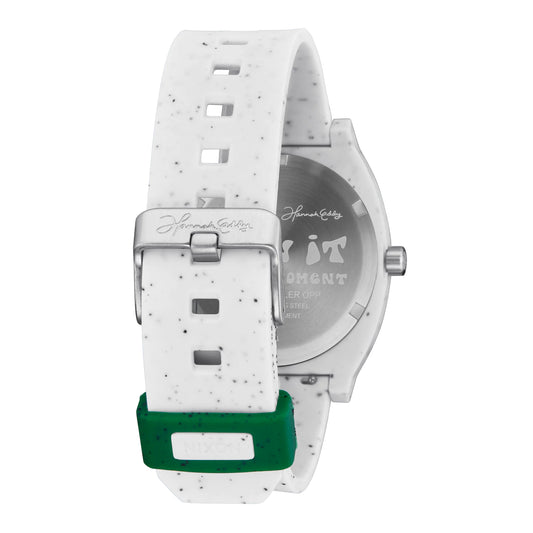 Nixon Hannah Eddy Time Teller OPP White. Foto da parte de trás.