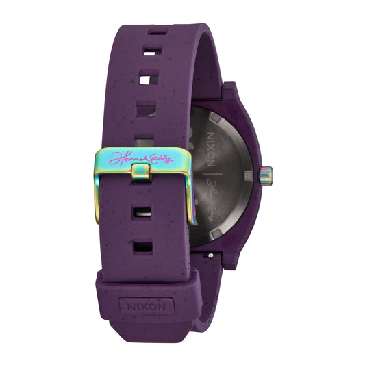 Nixon Hannah Eddy Time Teller OPP Purple. Foto da parte de trás.