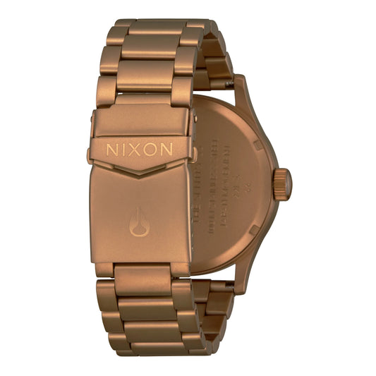Nixon Sentry SS Watch Bronze/Black. Foto da parte de trás.