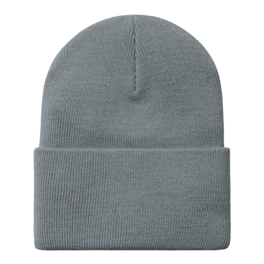 Carhartt WIP Acrylic Watch Hat Dove Grey. Foto da parte de trás.