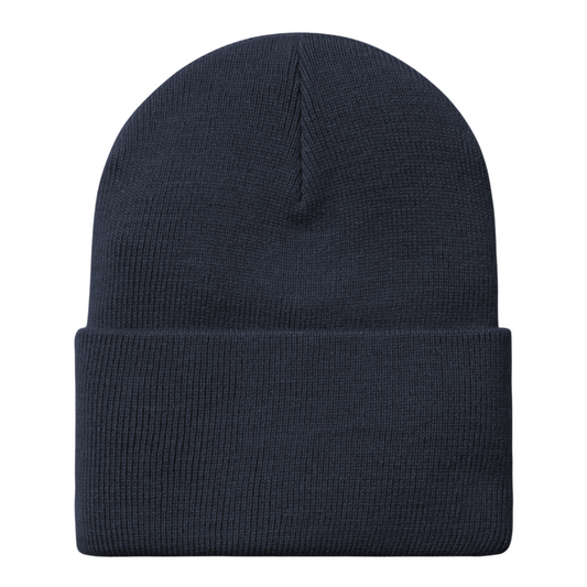 Carhartt WIP Acrylic Watch Hat Air Force Blue. Foto da parte de trás.