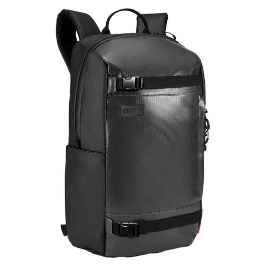 Nixon Syndicate Backpack Asphalt. Foto da parte da frente a 3/4.