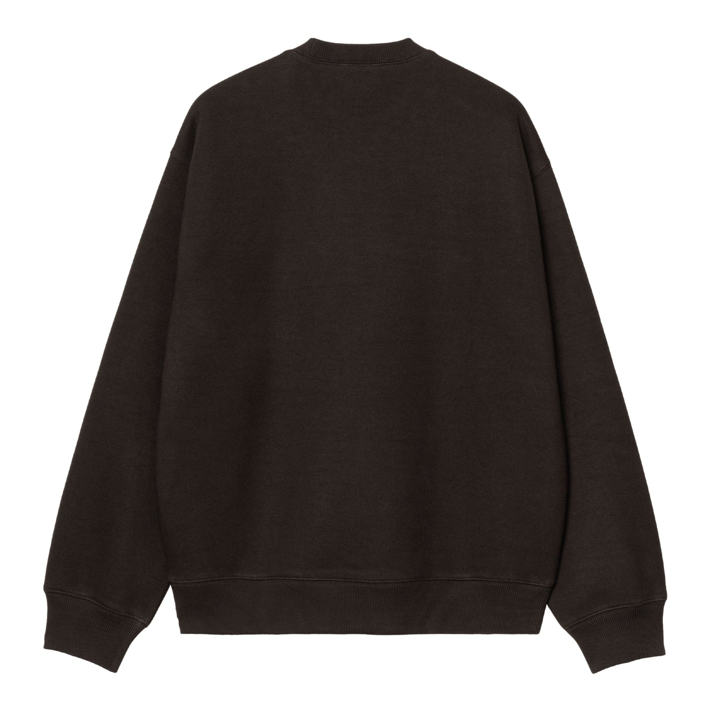 Sweat para homem Carhartt WIP Big School em Tobacco. Foto da parte de trás.