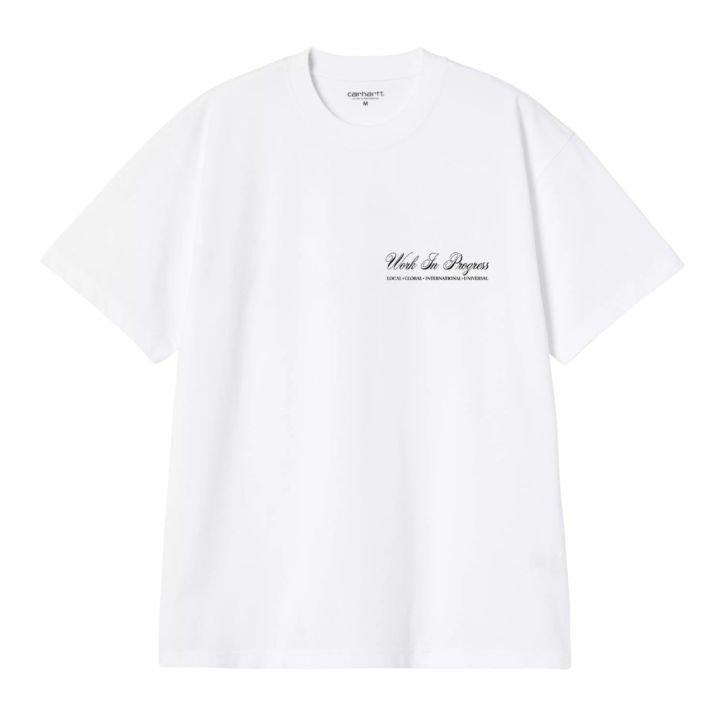 T-Shirt de manga curta para homem Carhartt WIP Cloud Heart em Branco. Foto da parte da frente.