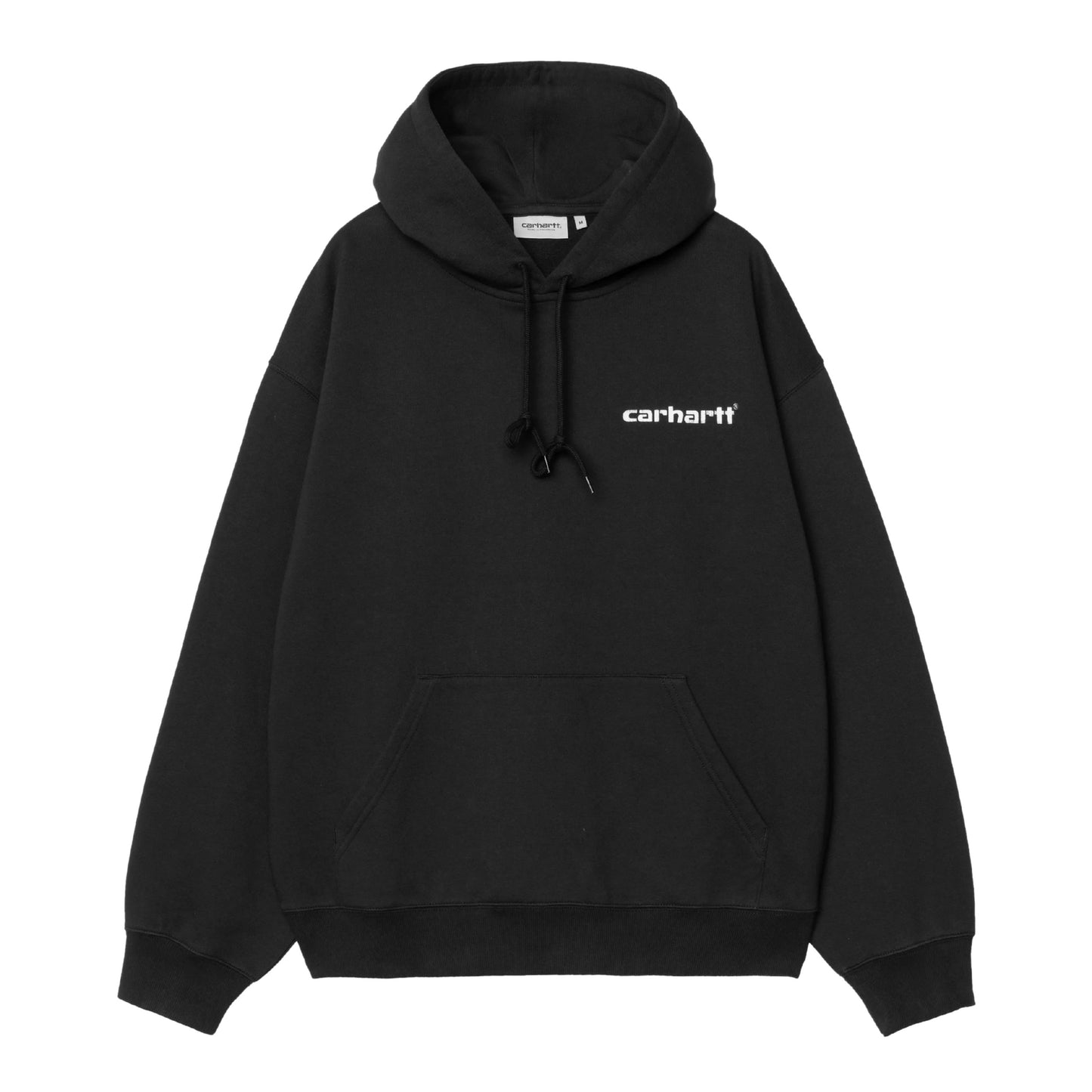 Sweat com carapuço para homem Carhartt WIP Caps em Preto. Foto da parte da frente.
