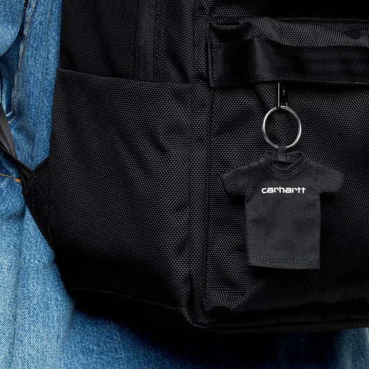Porta-chaves Carhartt WIP Mini Script T-Shirt Keychain em Preto