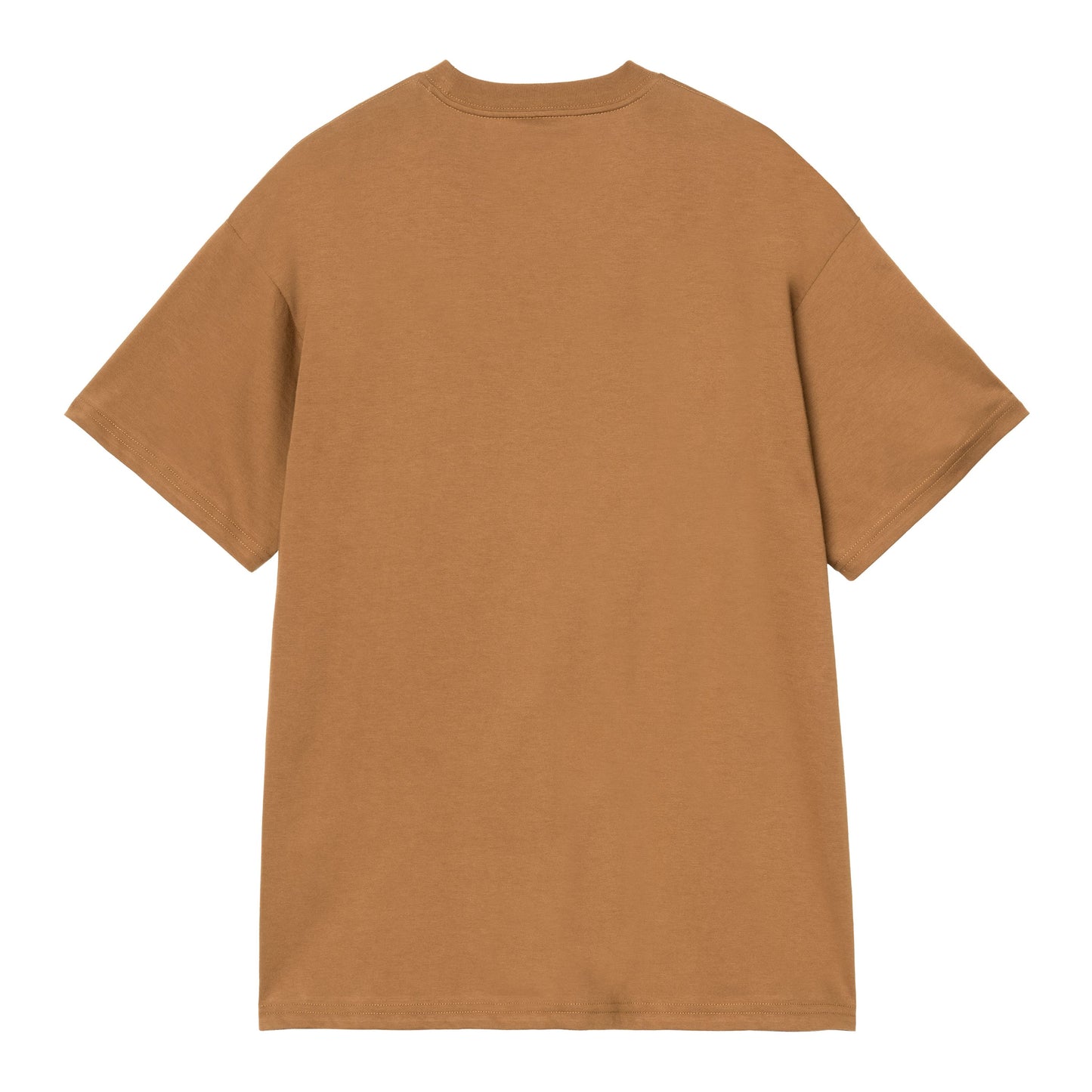 T-Shirt de manga curta para homem Carhartt WIP Sardinas em Hamilton Brown. Foto da parte de trás.