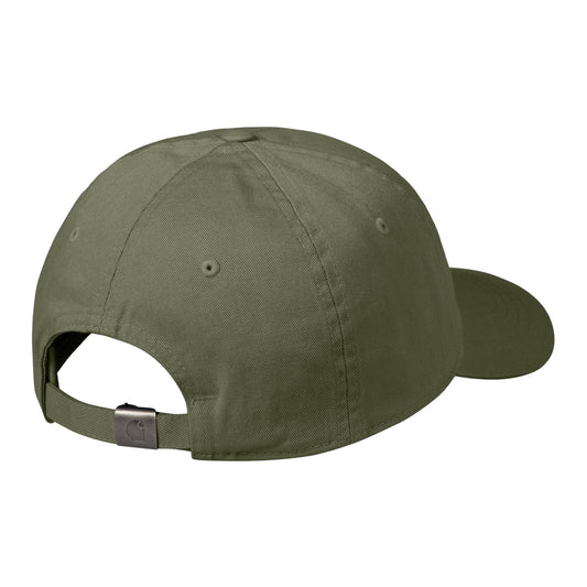 Carhartt WIP Madison Logo Cap Dundee/White. Foto da parte de trás.