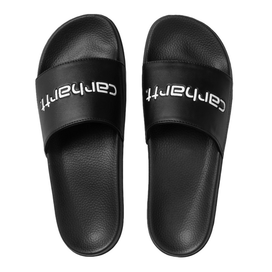 Chinelos Carhartt WIP em Preto e Branco
