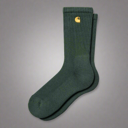 Carhartt WIP Chase Socks Sycamore Tree/Gold