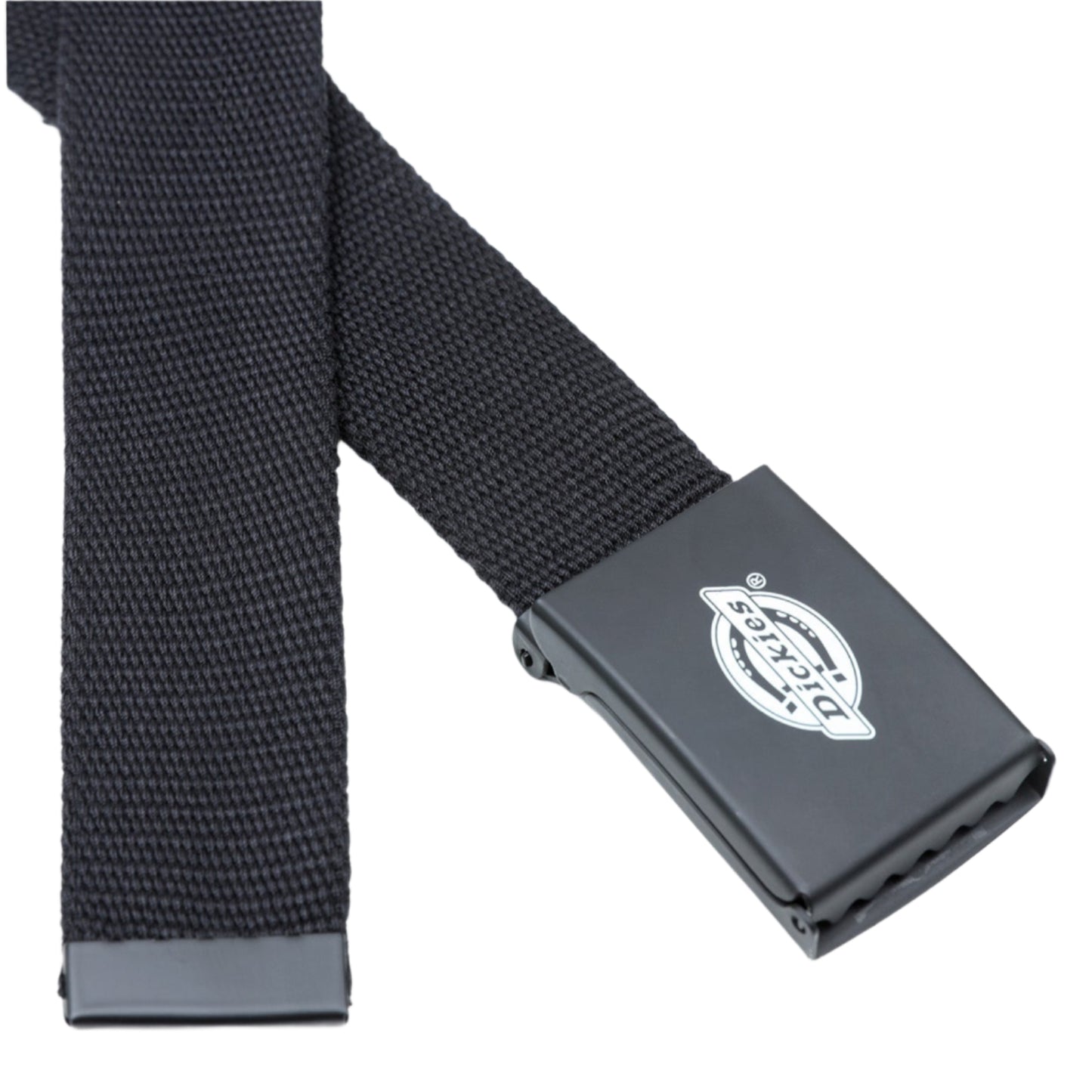 Dickies Orcutt Belt Black. Foto do cinto em detalhe.