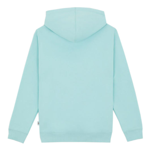 Dickies Oakpoart Hoodie Pastel Turquoise. Foto da parte de trás.