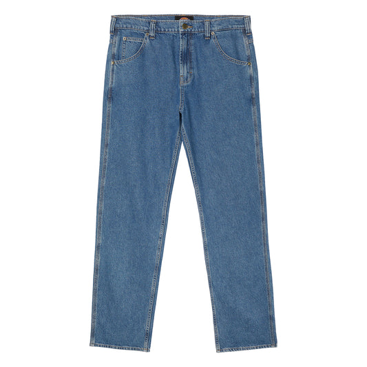 Dickies Houston Denim Pant Classic Blue. Foto da parte da frente.