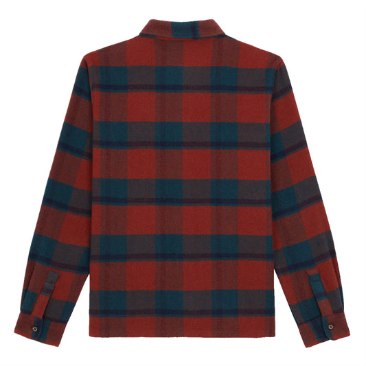 Dickies Coaling Shirt Coaling Checkered Dark. Foto da parte de trás.