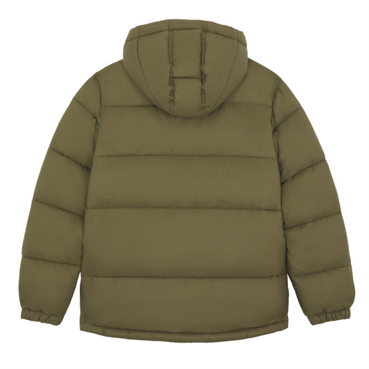 Dickies Waldenburg Hooded Jacket Military Green. Foto da parte de trás.