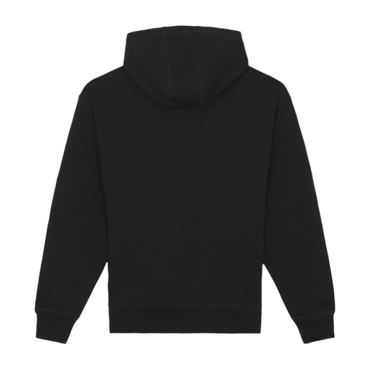Sweatshirt com capuz Dickies Millersburg em preto. Foto da parte de trás.