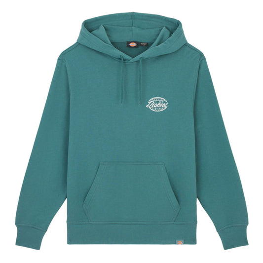 Dickies Globe Hoodie Lincoln Green. Foto da parte da frente.