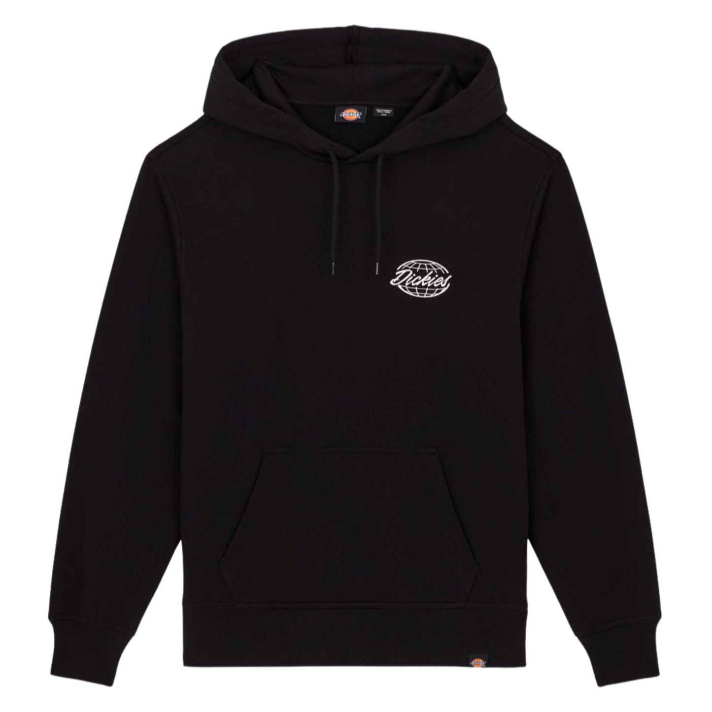 Dickies Globe Hoodie Black. Foto da parte da frente.
