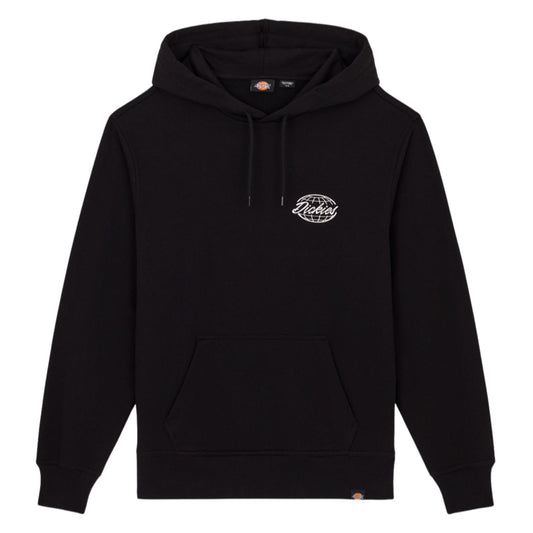 Dickies Globe Hoodie Black. Foto da parte da frente.