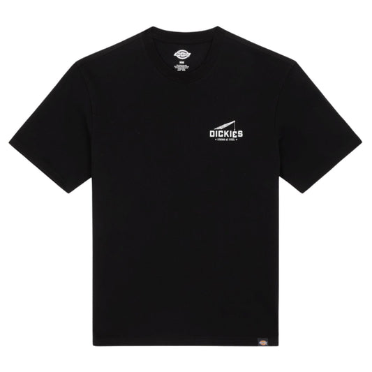 Dickies Industrial Zone Short Sleeve T-Shirt Black. Foto da parte da frente.