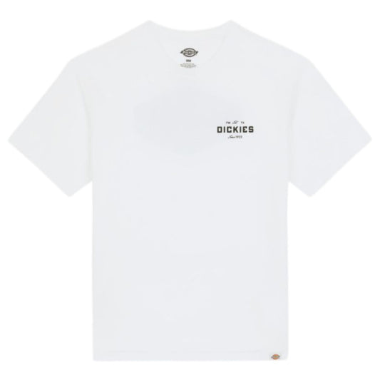 Dickies Emblem Short Sleeve T-Shirt White. Foto da parte da frente.