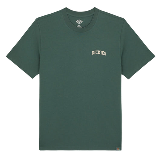 Dickies Elliston Short Sleeve T-Shirt Forest. Foto da parte da frente.