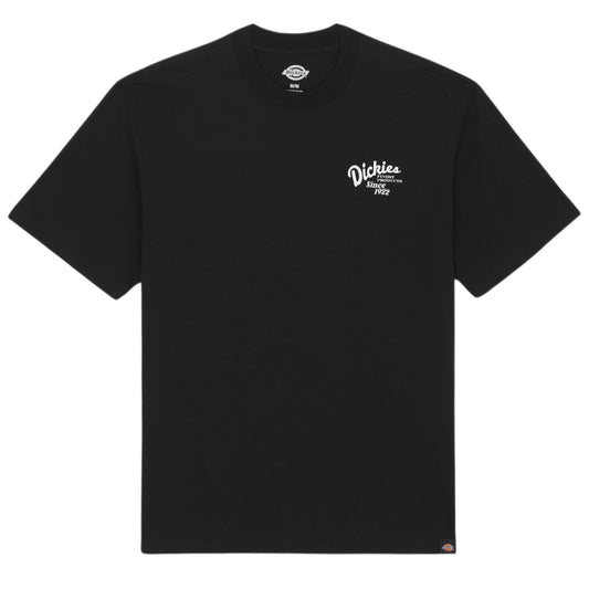 Dickies Raven Short Sleeve T-Shirt Black. Foto da parte da frente.