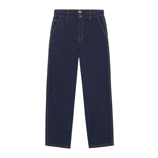 Dickies Madison Baggy Fit Denim Rinsed. Foto da parte da frente.