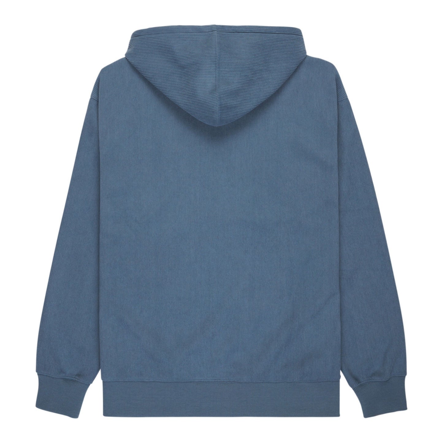 Sweat com carapuço para homem Element Serif Corduroy em Blue Mirage. Foto da parte de trás.