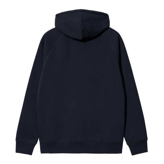 Carhartt WIP Hooded Chase Jacket Dark Navy/Gold. Foto da parte de trás.