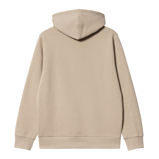 Carhartt WIP Hooded Script Embroidery Sweat Wall/Black. Foto da parte de trás.