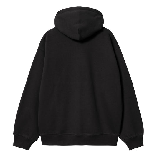 Carhartt WIP Hooded Brown Ducks Sweat Black. Foto da parte de trás.