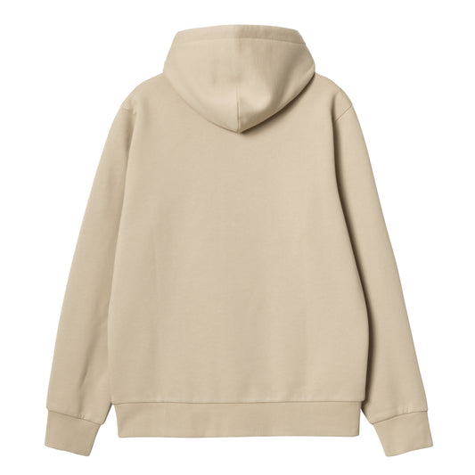 Carhartt WIP Hooded Script Embroidery Sweat Wall/Black. Foto da parte de trás.