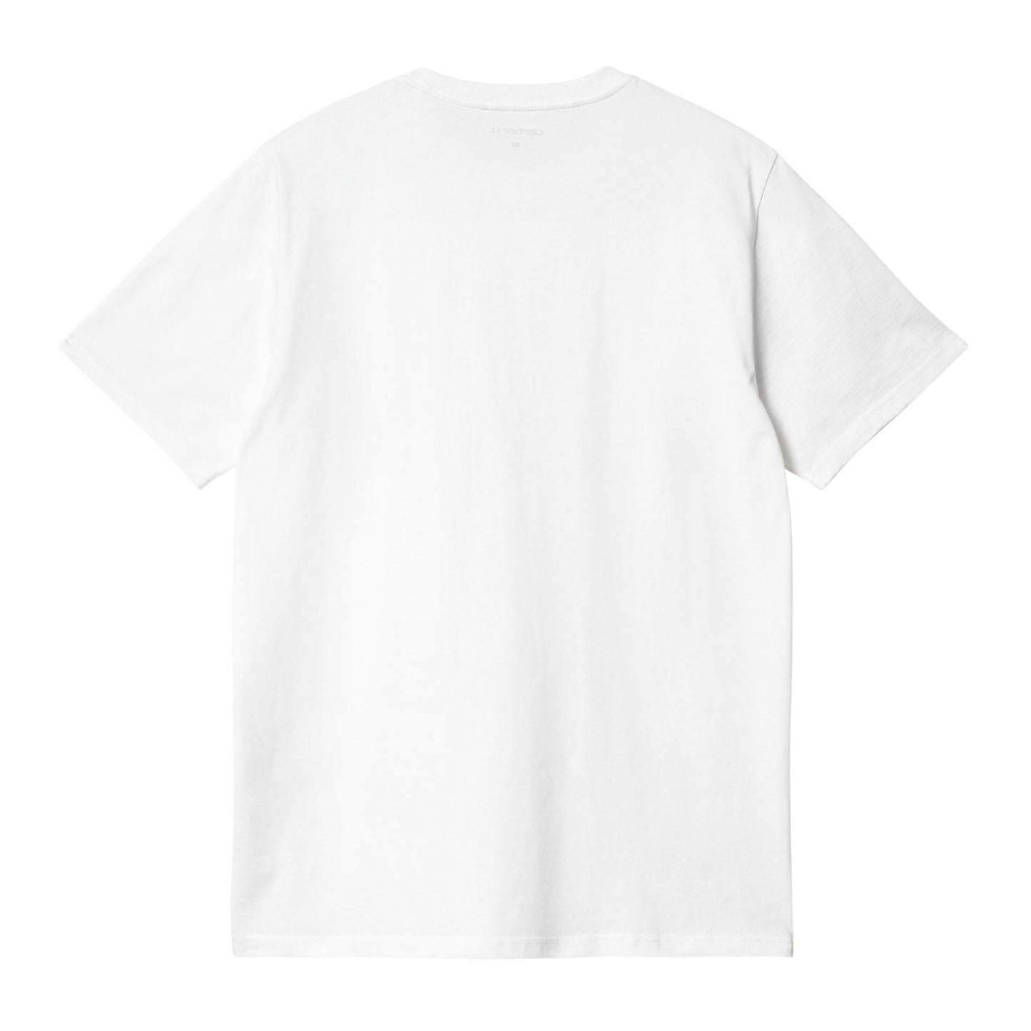 Carhartt WIP Pocket T-Shirt White. Foto da parte de trás.