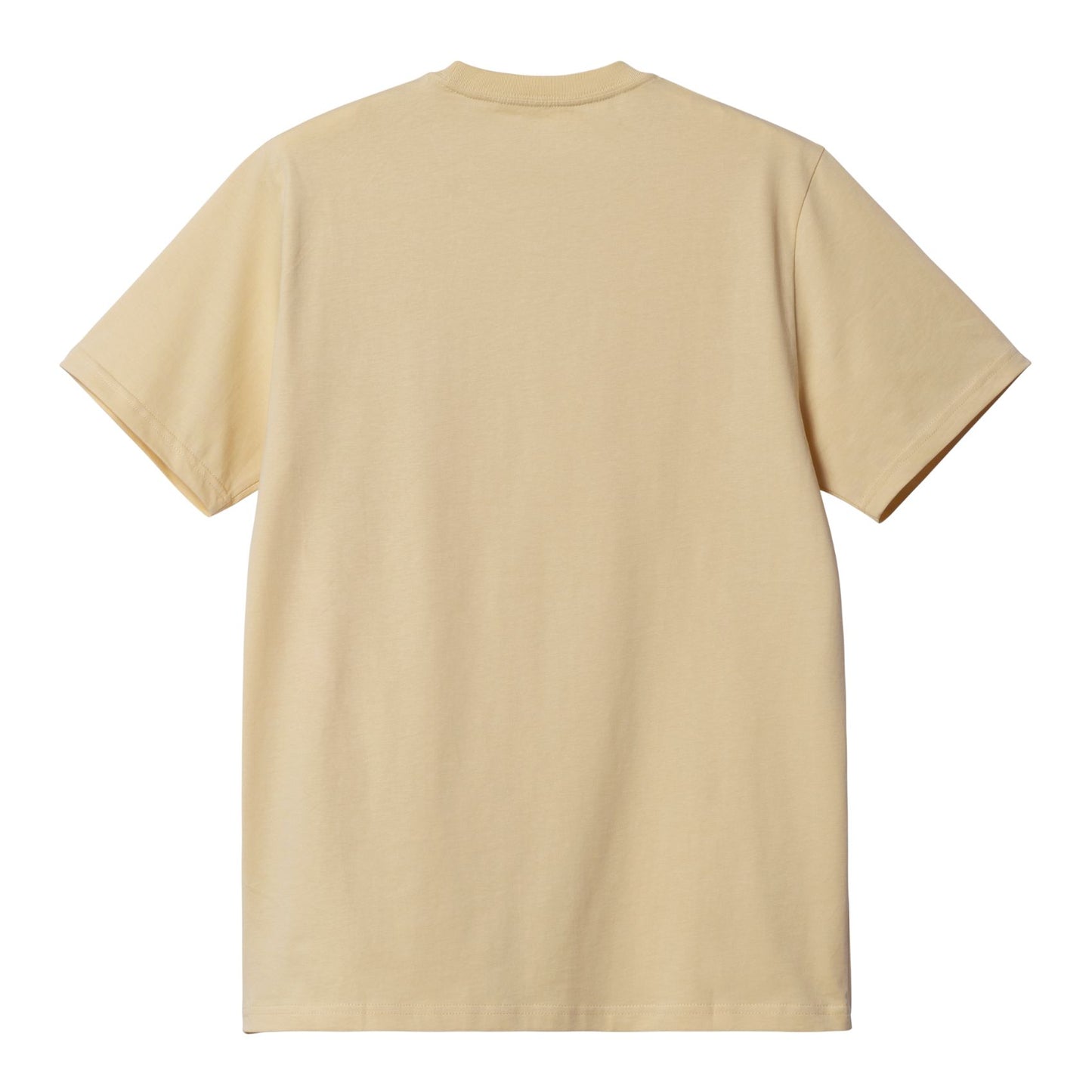 Carhartt WIP Pocket Short Sleeve T-Shirt Cornsilk. Foto da parte de trás.