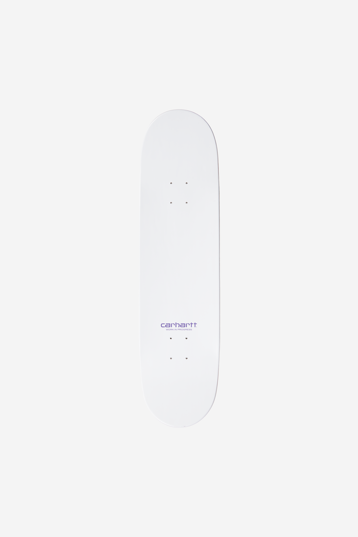 Tábua de Skate Carhartt WIP Emerge 8,5 em Roxo. Foto da parte de cima.