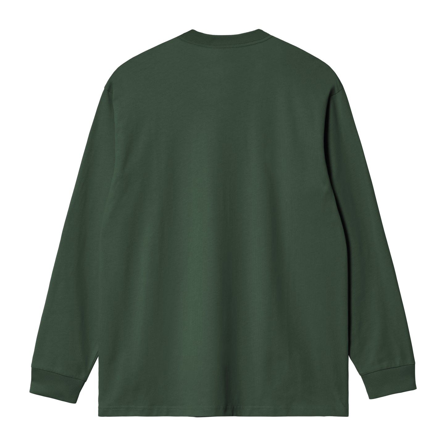 Carhartt WIP Chase Long Sleeve T-Shirt Sycamore Tree/Gold. Foto da parte de trás.