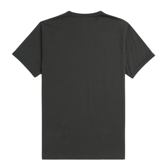 Fred Perry Ringer T-Shirt Night Green. Foto da parte de trás.