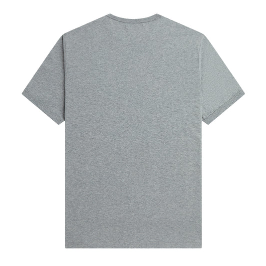 Fred Perry Ringer T-Shirt Steel Marl. Foto da parte de trás.