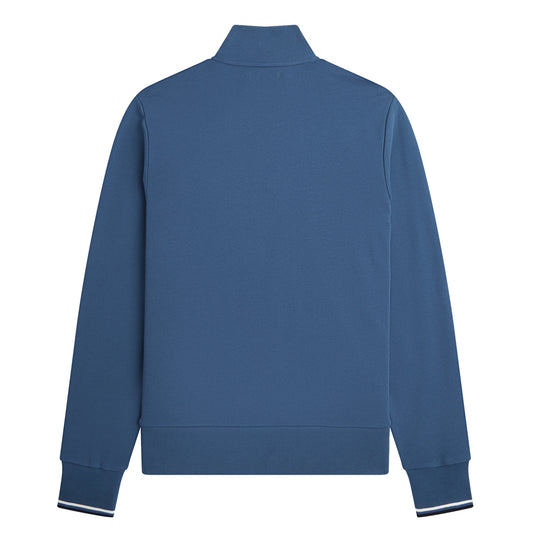 Fred Perry Half Zip Sweat Midnight Blue. Foto da parte de trás.