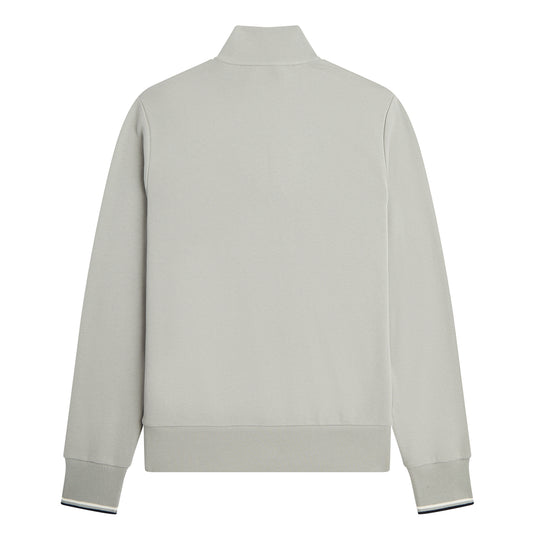 Fred Perry Half Zip Sweat Limestone. Foto da parte de trás.