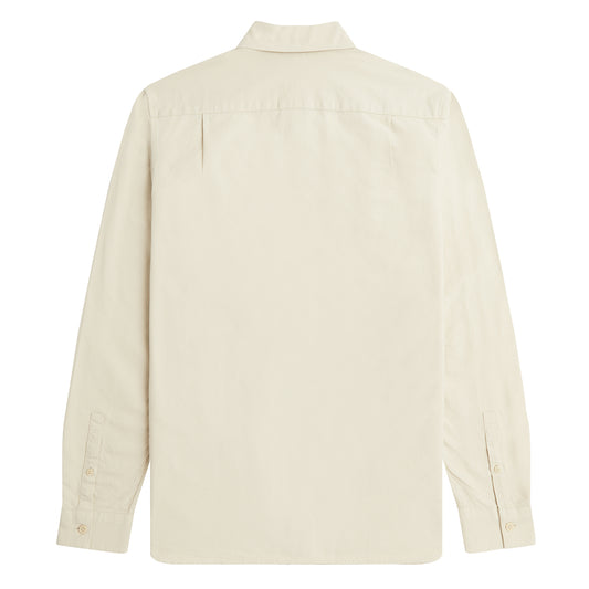 Fred Perry Oxford Shirt Oatmeal. Foto da parte de trás.