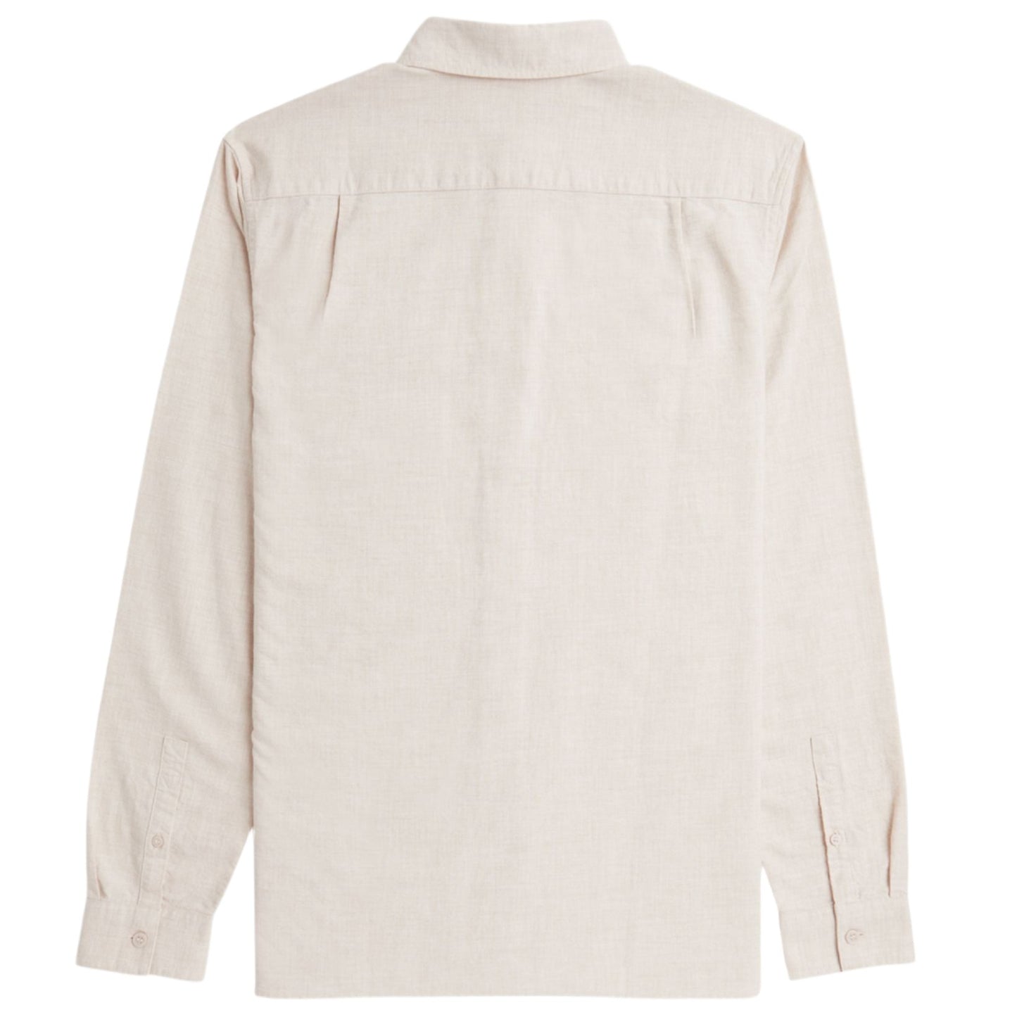 Fred Perry Oxford Shirt Porridge Marl. Foto da parte de trás.
