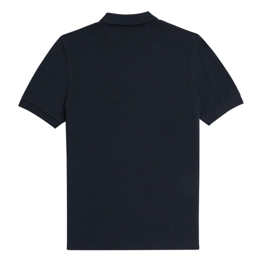 Fred Perry Plain Fred Perry Polo Navy/Nutflake. Foto da parte de trás.