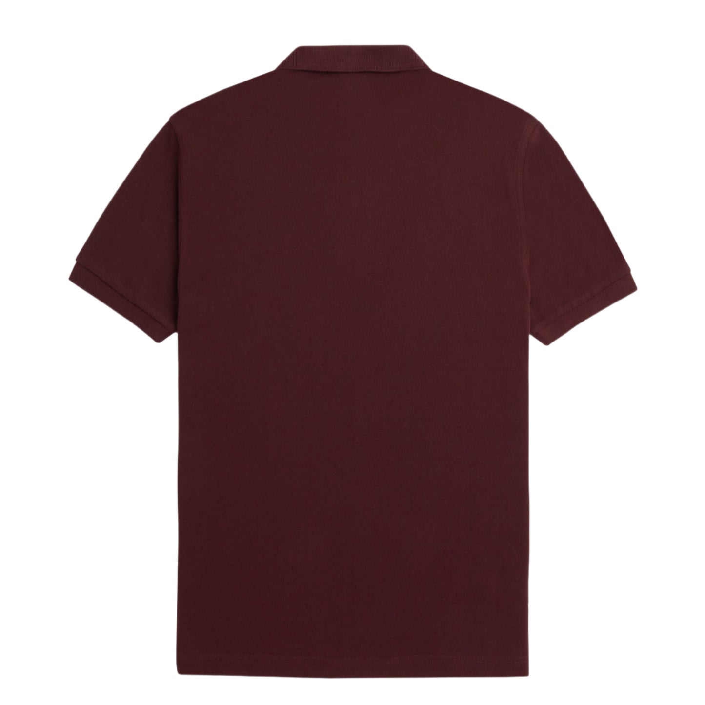 Polo de manga curta Fred Perry The Fred Perry Shirt em Oxblood. Foto da parte de trás.