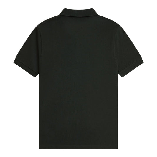 Polo de manga curta Fred Perry The Fred Perry Shirt em Night Green/Olive Mint. Foto da parte de trás.