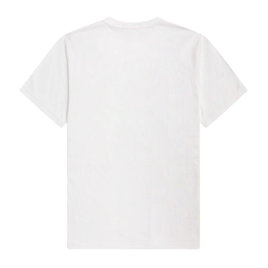 Fred Perry Striped Laurel Wreath Short Sleeve T-Shirt Snow White. Foto da parte de trás.