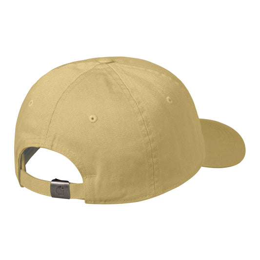 Carhartt WIP Madison Logo Cap Agate/White. Foto da parte de trás.