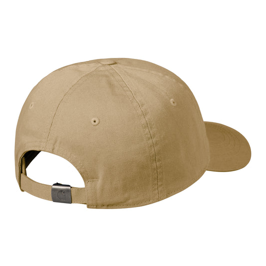 Carhartt WIP Madison Logo Cap Sable/White. Foto da parte de trás.
